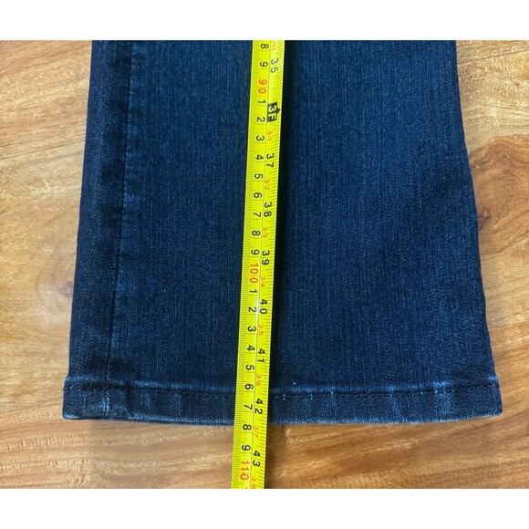 Miss Me MP724982 Pearl & Rhinestone Front Pocket Dark Wash Bootcut Jeans. - Picture 12 of 16